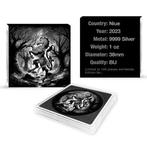 Niue. 2 Dollars 2023 1 oz Niue Scottish Black Unicorn Black