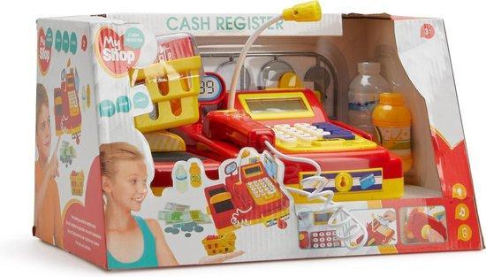Koopjeshoek Basic Kassa met scanner en accessoires, Kinderen en Baby's, Speelgoed | Educatief en Creatief, Nieuw, Verzenden