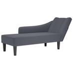 Donkergrijze Loungezetel | Retour Deal | Comfortabel, Eenpersoons, Verzenden, Minder dan 75 cm, Nieuw