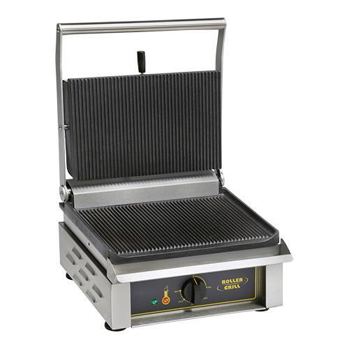 Contactgrill Panini (gegroefd/gegroefd) 3kW | Voorzien van, Zakelijke goederen, Horeca | Keukenapparatuur, Nieuw in verpakking