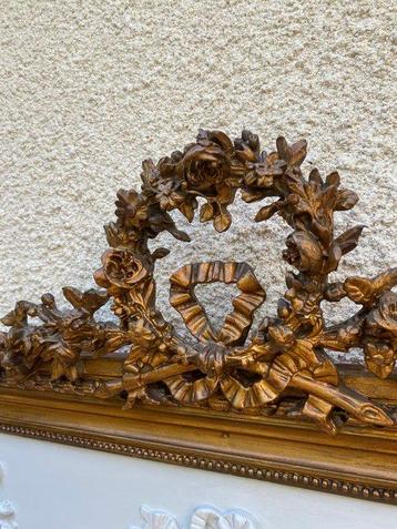 Miroir trumeau - Bois, Feuille dor - Miroir XIXème Français beschikbaar voor biedingen