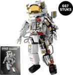 2dekans | Qualitá® Astronaut Bouwpakket 667 delig - Robot, Enfants & Bébés, Jouets | Éducatifs & Créatifs, Ophalen of Verzenden