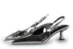Sacha Slingbacks in maat 39 Zilver, Kleding | Dames, Schoenen, Overige kleuren, Verzenden, Zo goed als nieuw, Sacha