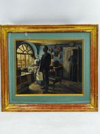 Wilhelm Dachauer (1881-1951) - Interieur in einer bäuerliche