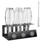 tectake Flessenhouder Triso, voor 3 soda-stream flessen, met, Verzenden