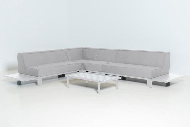 Flow. Sublime loungeset lead chiné XL |   Sunbrella | SALE, Tuin en Terras, Tuinsets en Loungesets