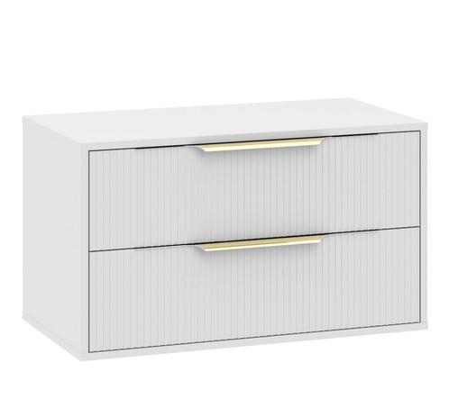 Wastafelkast Rimini 80 cm - Mat Wit -  Badmeubel met Lades, Huis en Inrichting, Badkamer | Badkamermeubels, Nieuw, Verzenden