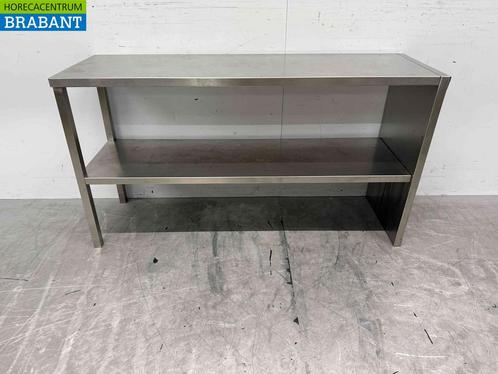 Acier inoxydable Pont double Etagere 128.5 cm Horeca, Zakelijke goederen, Horeca | Overige, Verzenden