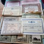 Spanje. - Excelente lote de 11 bonos y acciones de empresas