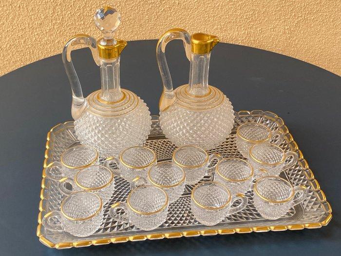 Baccarat - Tafelservies voor 12 (15) - Kristal - zeldzaam, Antiek en Kunst, Antiek | Meubels | Tafels