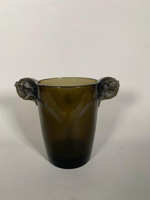René LALIQUE (1860-1940) - Vaas - Chamarande (1926) - Glas, Antiek en Kunst, Antiek | Meubels | Stoelen en Sofa's
