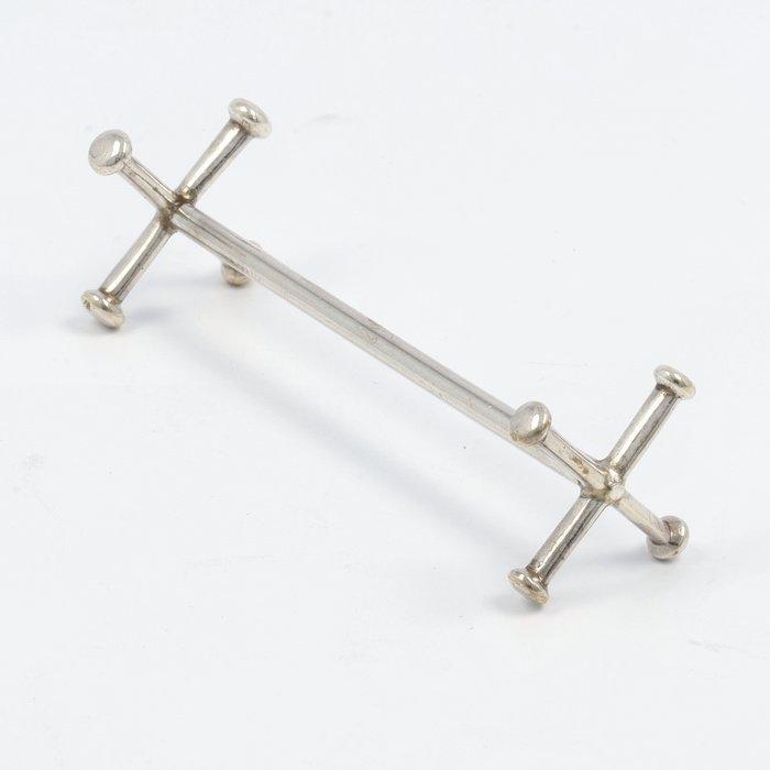 Nederland ca. 1880 - Messenleggers - Messensteun (6) - .833, Antiquités & Art, Antiquités | Argent & Or