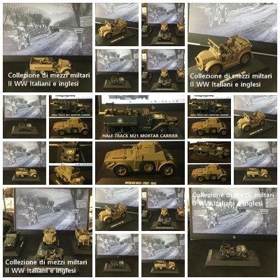 1:43 - Véhicule militaire miniature (6) - autoblindo AB 41,, Kinderen en Baby's, Speelgoed | Overig