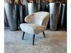 Veiling - Fauteuil - Clubfauteuil - Brody - Velours - Creme, Huis en Inrichting, Fauteuils, Nieuw