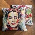 (2) - Frida Kahlo - set of 2 pillows made of cotton goblin -, Antiquités & Art, Tapis & Textile