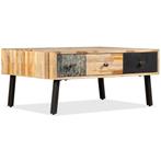 vidaXL Salontafel 90x65x40 cm massief gerecycled teakhout, Huis en Inrichting, Tafels | Salontafels, Verzenden, Nieuw