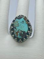 Vintage Indiase ring .900 - Zilver, Turkoois - India - 20e