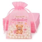 Fako Bijoux - Organza Zakjes Met Print - Thank You For, Verzenden