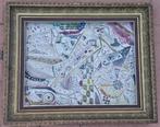 École européenne (XX) - Homenage a Kandinsky - NO RESERVE, Antiek en Kunst, Kunst | Schilderijen | Klassiek