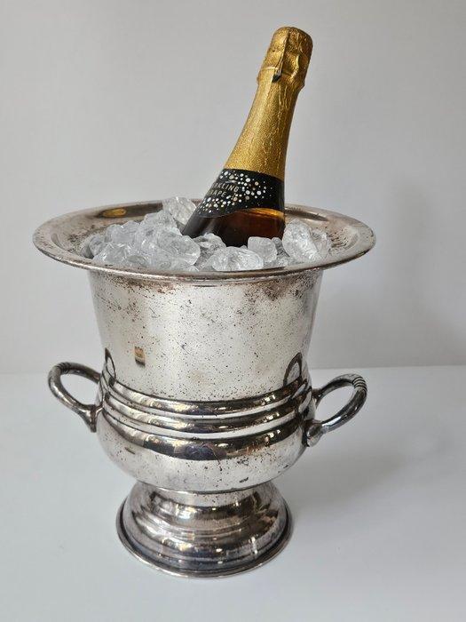 Vintage cooler - Champagne koeler - Verzilverd, Antiquités & Art, Antiquités | Meubles | Tables