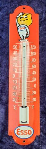 Emaille plaat - Emaille thermometer van Esso