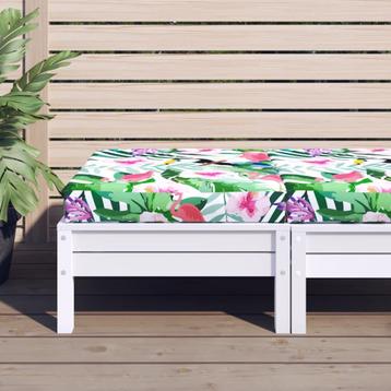 vidaXL Palletkussen 60x60x8 cm oxford stof meerkleurig, Huis en Inrichting, Verzenden, Nieuw