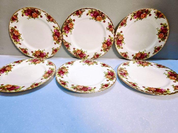 Royal Albert - Serveerschaal (6) - Been - Salade /, Antiek en Kunst, Antiek | Meubels | Tafels