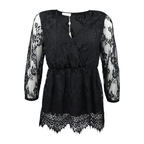 Princess goes Hollywood • zwarte kanten blouse• 36, Kleding | Dames, Blouses en Tunieken, Verzenden