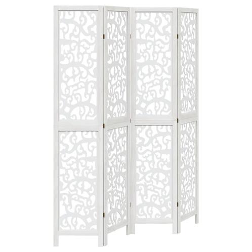 Kamerscherm Paulownia Wit | OP = OP | Wooninspiratie!, Huis en Inrichting, Woonaccessoires | Kamerschermen, Nieuw, Verzenden
