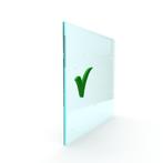 Blank gehard veiligheidsglas met anti-kalk coating - 8 mm, Verzenden