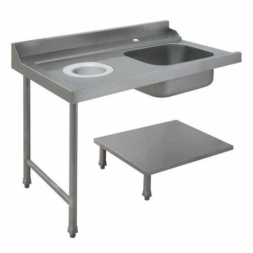 Aanvoertafel | Links | Kuip + Afvalopening + Onderschap |, Zakelijke goederen, Horeca | Keukenapparatuur, Nieuw in verpakking