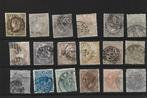 Espagne 1855/1898 - Collection de timbres avec un, Gestempeld