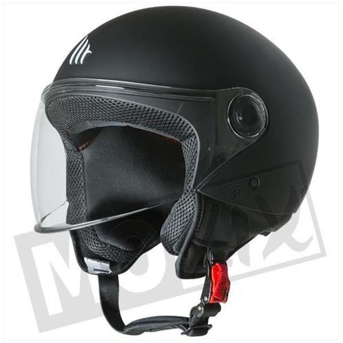 MT Helmet MT HELM STREET MAT ZWART, Vélos & Vélomoteurs, Pièces de cyclomoteur | Scooters, Enlèvement ou Envoi