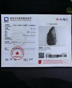 Meesterwerk van natuurlijke nefrietjade - grote witte grijze, Verzamelen