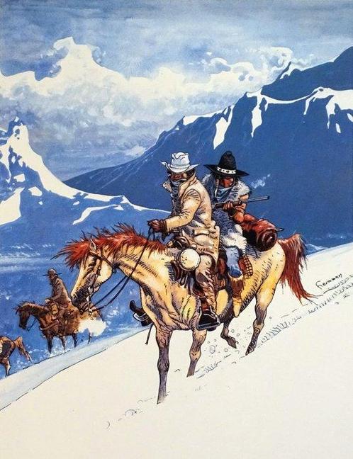 Hermann - 1 Offset Print - Comanche - B.D. IMAGE N°15, Boeken, Strips | Comics