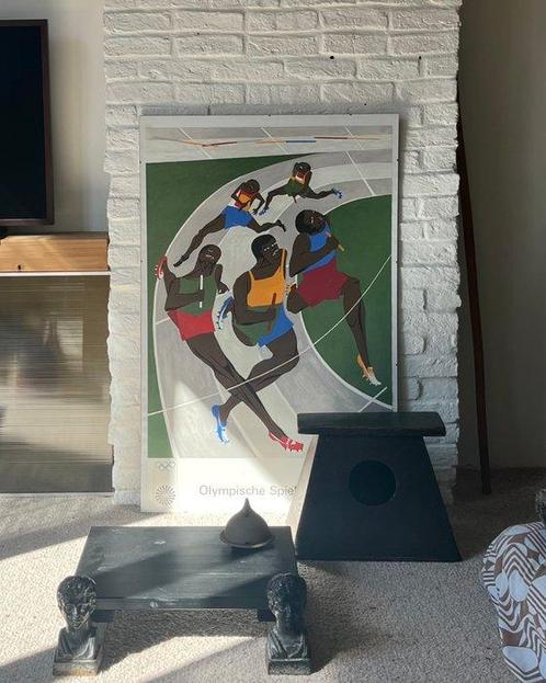 Jacob Lawrence - The Runners - Olympic Games Munich 1972 -, Antiek en Kunst, Kunst | Tekeningen en Fotografie