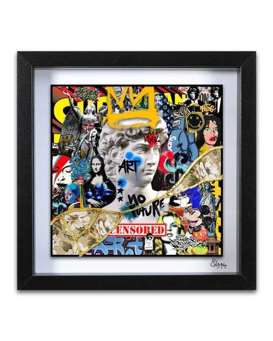 Stéphanie Godann - David StreetArt Icon, Antiquités & Art, Art | Objets design