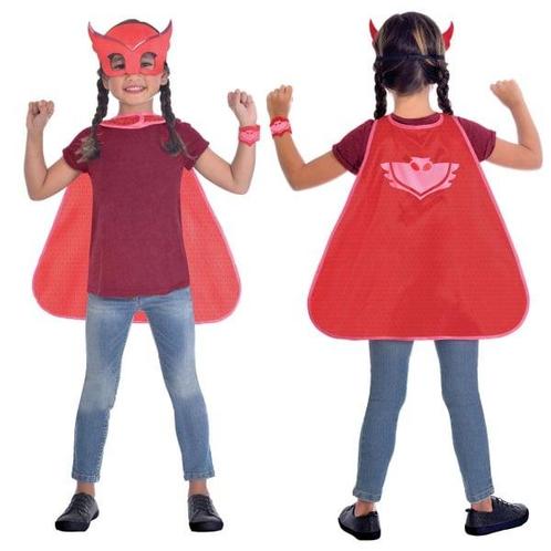 Kind Kostuum PJ Masks Owlette Cape Set 4/8 jaar, Kinderen en Baby's, Carnavalskleding en Verkleedspullen, Nieuw, Verzenden