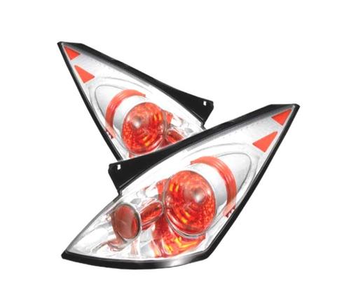 Feux Arrière Pour Nissan 350Z 02-09 Fond Chromé, Auto-onderdelen, Verlichting, Verzenden