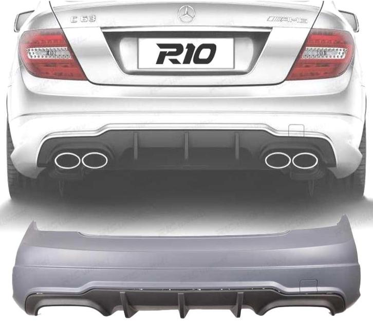 Pare Chocs Arrière Pour Mercedes C W204 Look Amg C63 07-14, Auto-onderdelen, Carrosserie, Verzenden