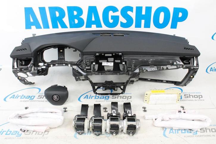 AIRBAG KIT – TABLEAU DE BORD NOIR TOIT AIRBAGS SKODA KAMIQ, Auto-onderdelen, Dashboard en Schakelaars