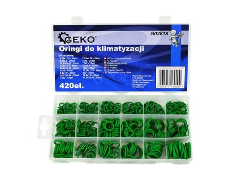 GEKO Assortiment airco o-ringen 420-delig, Doe-het-zelf en Bouw, IJzerwaren en Bevestigingsmiddelen, Nieuw, Ophalen of Verzenden