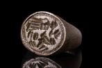 Middeleeuws Bronzen zegel  (Zonder Minimumprijs), Antiek en Kunst