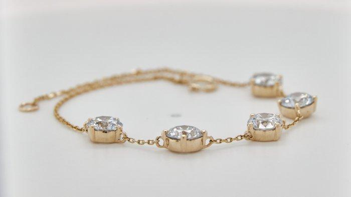 Zonder minimumprijs - Armband - 14 karaat Geel goud -, Handtassen en Accessoires, Armbanden