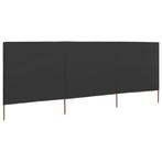 vidaXL Windscherm 3-panelen 400x120 cm stof antraciet, Tuin en Terras, Verzenden, Nieuw