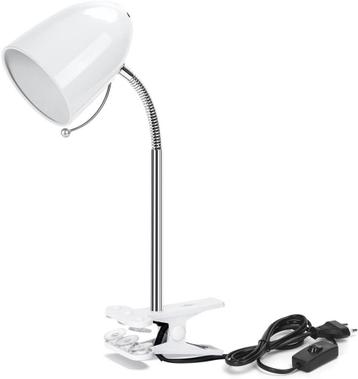 Aigostar Bureaulamp - E27- Leeslamp - Wit, Verzenden