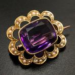 Zonder Minimumprijs - Broche - 18 karaat Geel goud - 4.40ct.