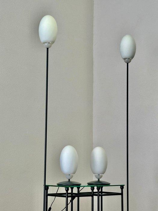 Flos - Achille Castiglioni - Lamp (4) - Brera - Opaline glas, Antiek en Kunst, Antiek | Verlichting