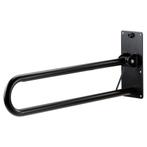 Toiletbeugel opklapbaar 76 cm - Mat zwart, Diversen, Ophalen of Verzenden, Nieuw