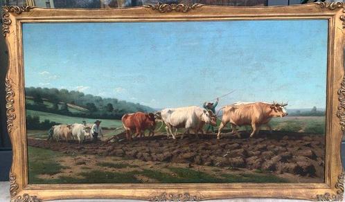 Virginie Demont Breton (1859-1935), D’apres Rosa Bonheur -, Antiek en Kunst, Kunst | Schilderijen | Klassiek